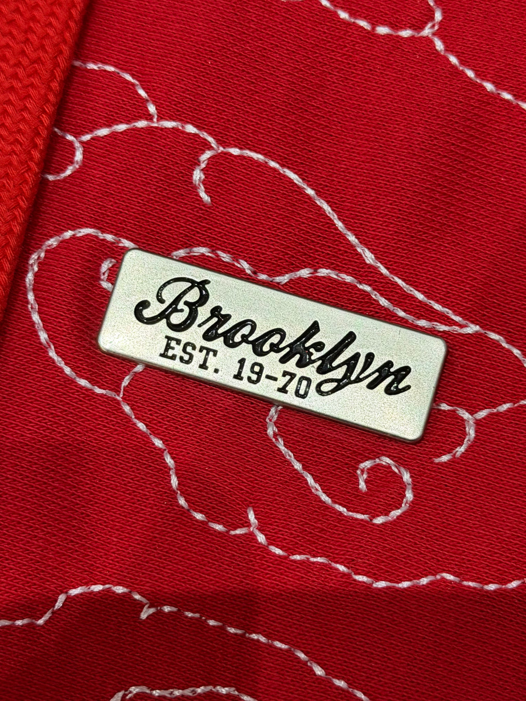 JP Red Cloud Zip Up Hoodie